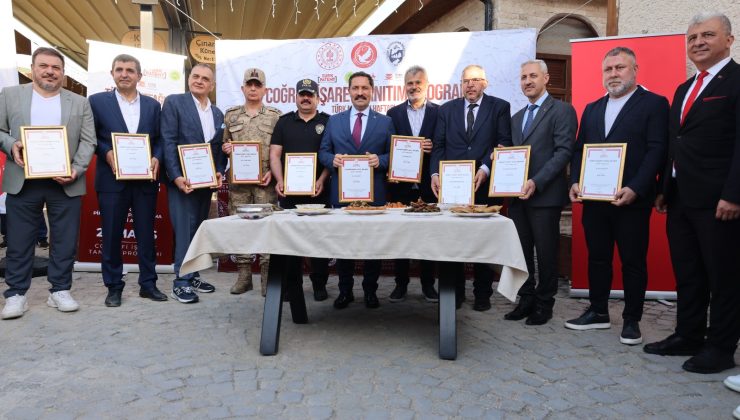 Hatay’a 10 yeni tescilli lezzet