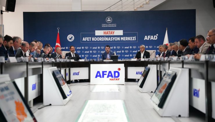 Bakan Kurum’dan Hatay’a ziyaret