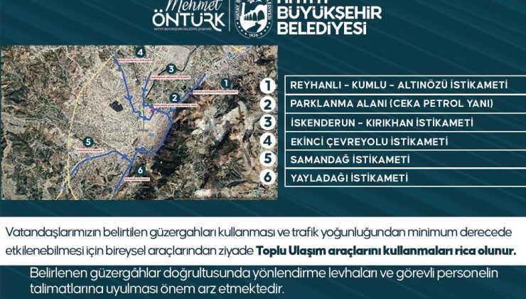 HBB’DEN CUMHURBAŞKANI’NIN KATILACAĞI TÖRENE ÜCRETSİZ ULAŞIM DESTEĞİ