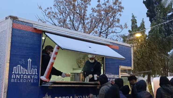 ANTAKYA BELEDİYESİ GÖNÜLLERİ ISITIYOR