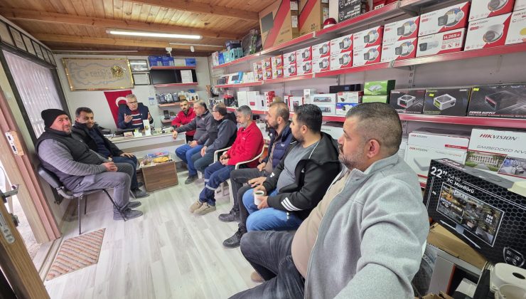 BAŞKAN TAŞÇIOĞLU 6 ŞUBAT’TA ESNAFI YALNIZ BIRAKMADI