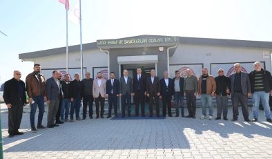 AK PARTİ HEYETİNİN HESOB ZİYARETİNDE ESNAFIN TALEPLERİ MASAYA YATIRILDI