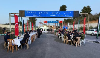 YAYLADAĞI GÜMRÜK KAPISINDA DOSTLUK İFTARI