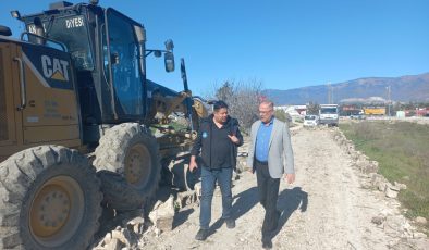 BAŞKAN YAPAR, HABİB-İ NECCAR KAVŞAĞI ÇEVRESİNDEKİ YOL ÇALIŞMALARINI İNCELEDİ