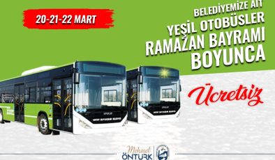 HBB’DEN BAYRAMDA ÜCRETSİZ ULAŞIM MÜJDESİ