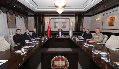 VALİ MASATLI BAŞKANLIĞINDA İL ASAYİŞ VE GÜVENLİK TOPLANTISI YAPILDI