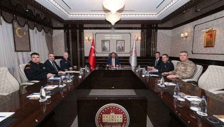 VALİ MASATLI BAŞKANLIĞINDA İL ASAYİŞ VE GÜVENLİK TOPLANTISI YAPILDI