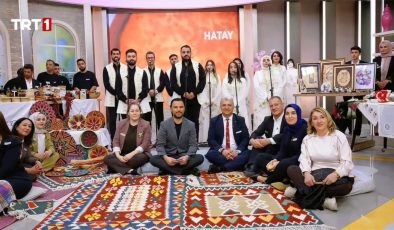 HATAY’IN KÜLTÜREL VE GASTRONOMİ ZENGİNLİĞİ TRT’DE TANITILDI