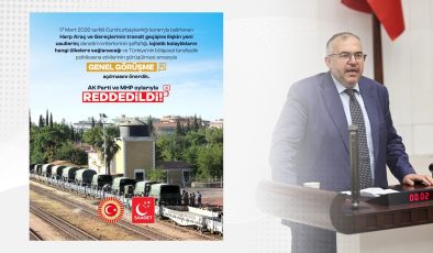 Çalışkan’dan Dış Politika Tepkisi: “Transit Geçiş Kararı Muğlak, Meclis Devre Dışı Bırakılıyor”