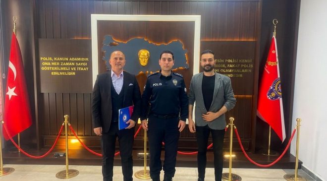 EĞİTİM BİR-SEN’DEN EMNİYETE GÜVENLİK ZİYARETİ: OKULLAR İÇİN KRİTİK TALEPLER GÜNDEMDE