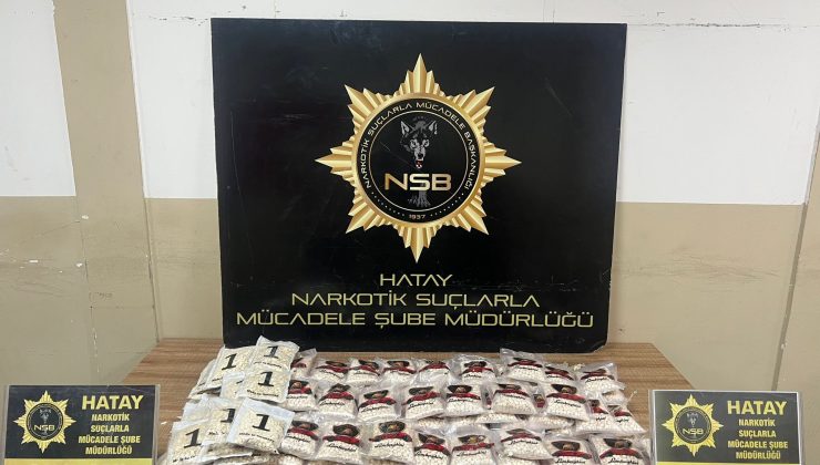 HATAY NARKOTİK EKİPLERİNİN OPERASYONU İLE 102 BİN CAPTAGON HAP ELE GEÇİRİLDİ