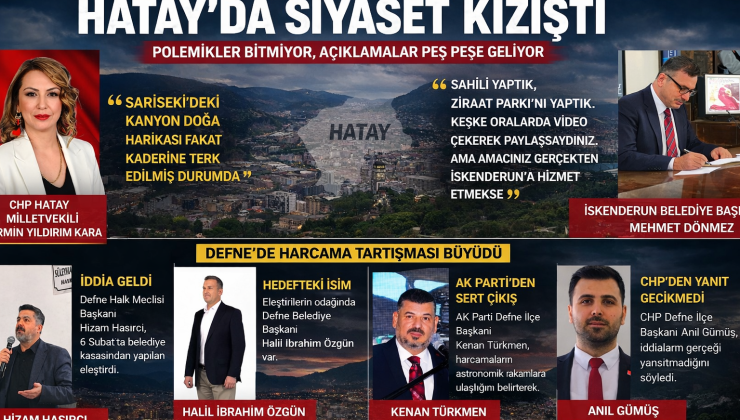 HATAY’DA SİYASET KIZIŞTI