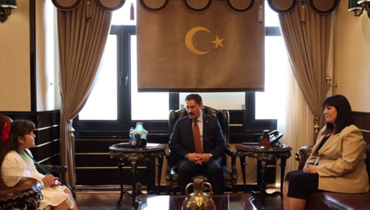 VALİ MASATLI HATAY’IN GURURU OLAN ŞEHİT KIZINI MAKAMINDA AĞIRLADI