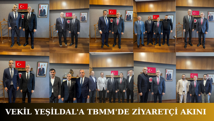 VEKİL YEŞİLDAL’A TBMM’DE ZİYARETÇİ AKINI