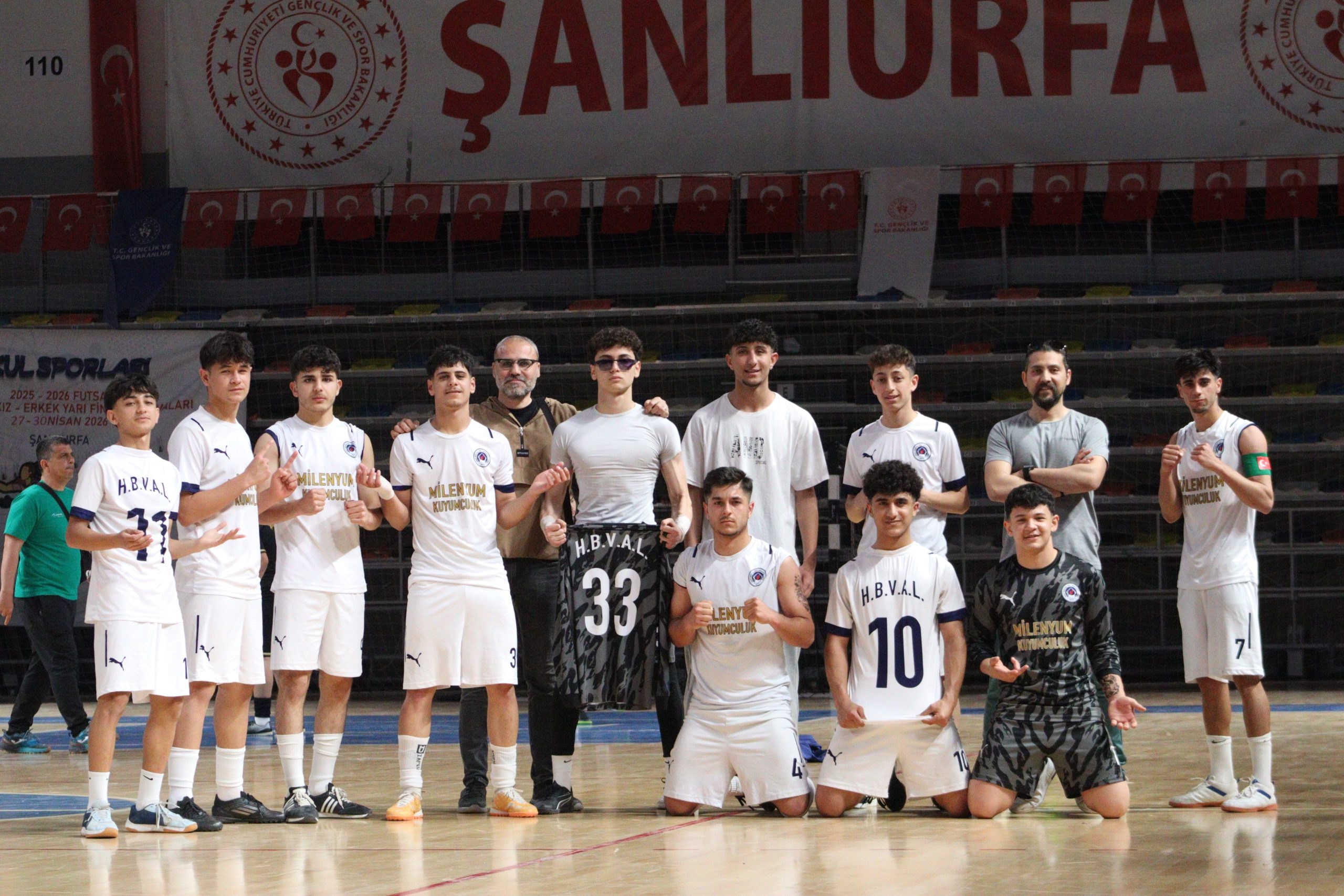ANTAKYA HACI BEKTAŞ VELİ ANADOLU LİSESİ FUTSAL TAKIMI TÜRKİYE FİNALLERİNDE