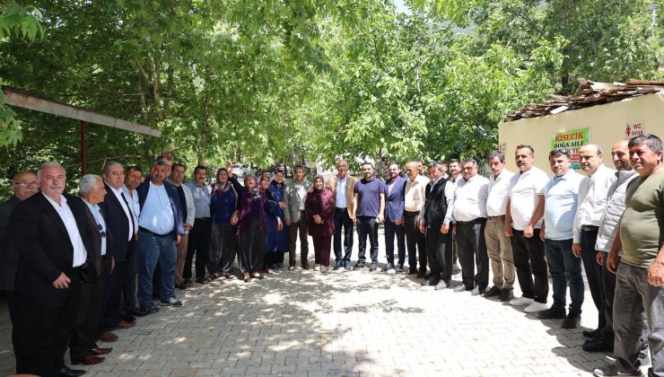 BAŞKAN YAPAR, KİSECİK MAHALLESİ’NDE MUHTARLARLA BİR ARAYA GELDİ