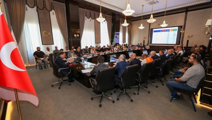 HATAY’DA VALİ MASATLI BAŞKANLIĞINDA KALICI KONUT VE REZERV ALAN ÇALIŞMALARI MASAYA YATIRILDI