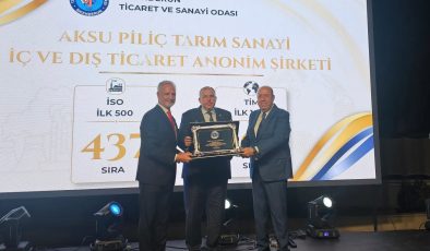 HATAY’IN ÜRETİM BAŞARISI İTSO PROGRAMINDA TAÇLANDI