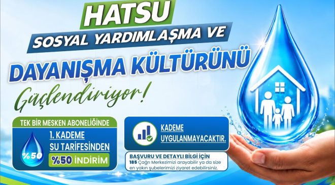 BÜYÜKŞEHİRDEN İHTİYAÇ SAHİBİ AİLELERE İNDİRİMLİ TARİFE